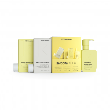 Set de par Kevin Murphy Smooth Ahead, pentru netezire si control frizz, 2x250ml+200ml XpertBeauty