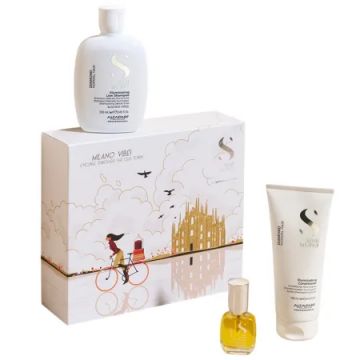 Set Alfaparf Diamond Iluminating pentru stralucirea parului 250ml+200ml+15ml