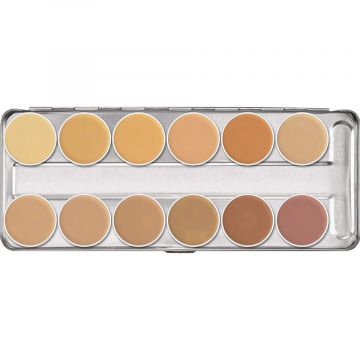 Paleta fond de ten Kryolan Dermacolor Camouflage Creme 12 nuante A 40g Xpert Beauty