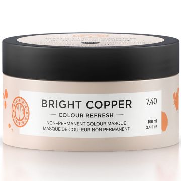 Masca de par nuantatoare Maria Nila Colour Refresh Bright Copper 7.40 100ml