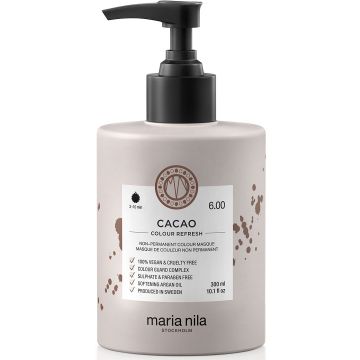 Masca de par nuantatoare Maria Nila Colour Refresh Cacao 6.00 300ml