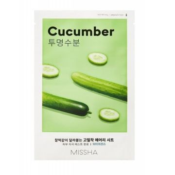 Masca de fata Missha Airy Fit Sheet Cucumber 19g