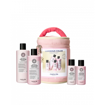 Set de par Maria Nila Beauty Bag Luminous Colour, 350ml+300ml+2x100ml Xpert Beauty
