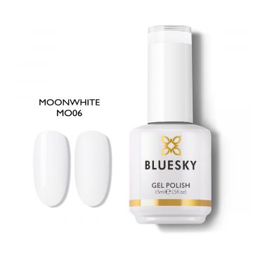 Lac de unghii semipermanent Bluesky UV Moonwhite 15ml XpertBeauty