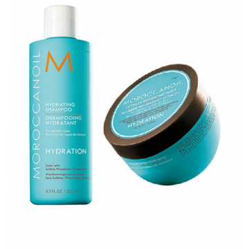 Pachet Moroccanoil Sampon + Masca de par Hydrating 2x250ml Xpert Beauty