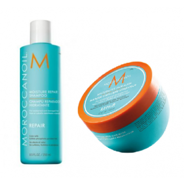 Pachet Moroccanoil Sampon + Masca Repair 2x250ml Xpert Beauty