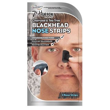 Plasturi pentru nas 7th Heaven for Men, pentru puncte negre, 3buc. Xpert Beauty