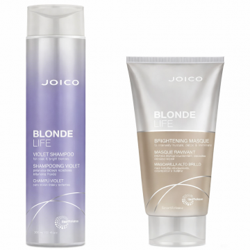 Pachet Joico Blonde Life Violet, pentru par blond, 300ml+150ml