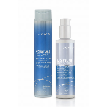 Pachet Joico Moisture Recovery, pentru par uscat, 300ml+200ml