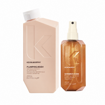 Pachet Kevin Murphy Plumping Wash + Shimmer Spray 250ml+100ml
