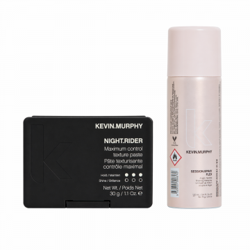 Pachet Kevin Murphy Session Spray Flex + Night Rider 100ml+30g