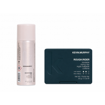 Pachet Kevin Murphy Session Spray Flex + Rough Rider 100ml+30g