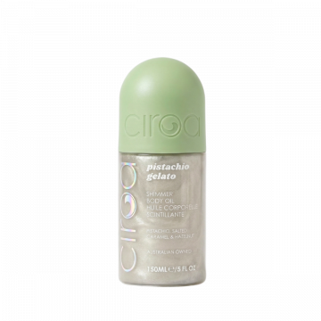 Ulei de corp Ciroa Pistachio Gelato, cu particule stralucitoare, 150ml