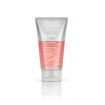 Masca de par Joico Blonde Life Color Enhancing Rose Champagne, pentru nuantarea parului blond, 150ml Xpert Beauty