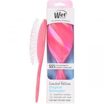 Perie de par Wet Brush Original Prisma Glow pentru descurcare Roz Xpert Beauty
