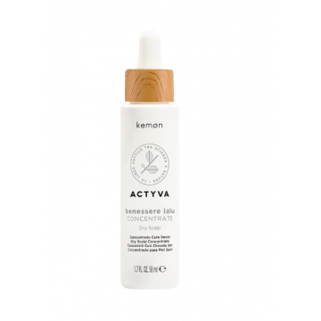 Tratament de par Kemon Actyva Benessere Ialu Concentrate, pentru scalp uscat, 50ml XpertBeauty