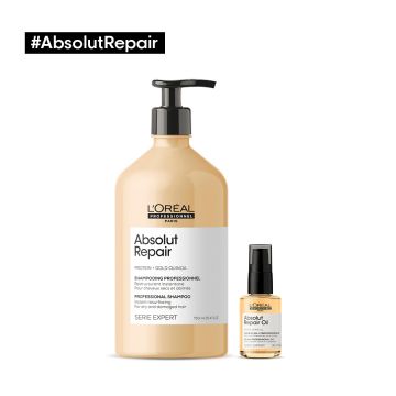 L'Oréal Professionnel Serie Expert Absolut Repair készlet sérült hajra 750ml+30ml