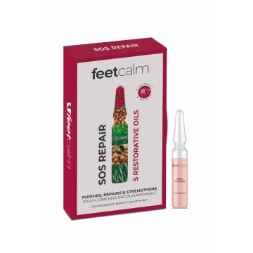 Feet Calm SOS Repair Gombaellenes lábápoló ampulla készlet, 7x1.5ml