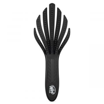 Perie de par Wetbrush Go Green Curl, pentru descurcarea parului cret, Negru Xpert Beauty