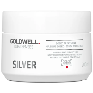 Masca de par Goldwell Dualsenses Silver 60sec Treatment pentru par blond 200ml