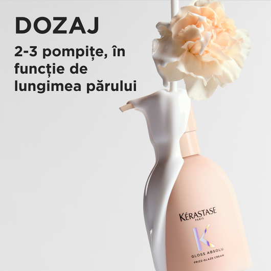 Crema de par Kerastase Gloss Absolu Frizz-Glaze, leave-in, anti
