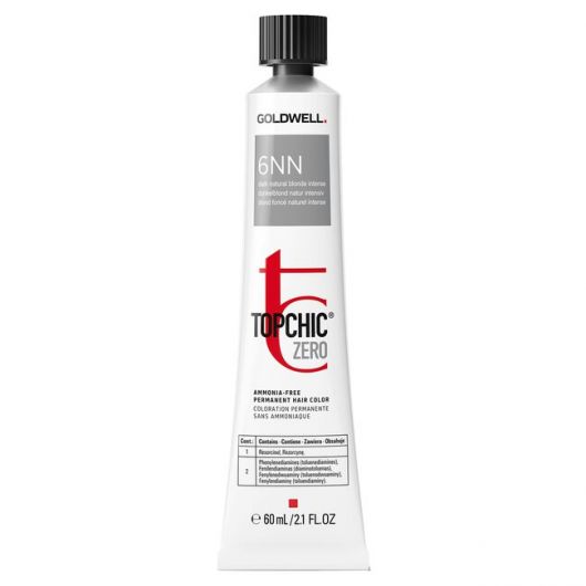 Hair Color Vopsea permanenta de par fara amoniac Goldwell Topchic Zero 6NN 60ml