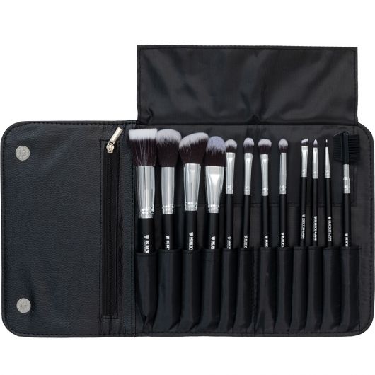set pensule machiaj ieftine Set 12 pensule Kryolan Brush Collection Basic pentru machiaj
