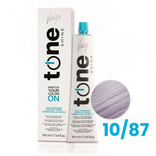 Hair Color Vopsea de par demi-permanenta Vitality’s Tone Shine 10/87 100ml