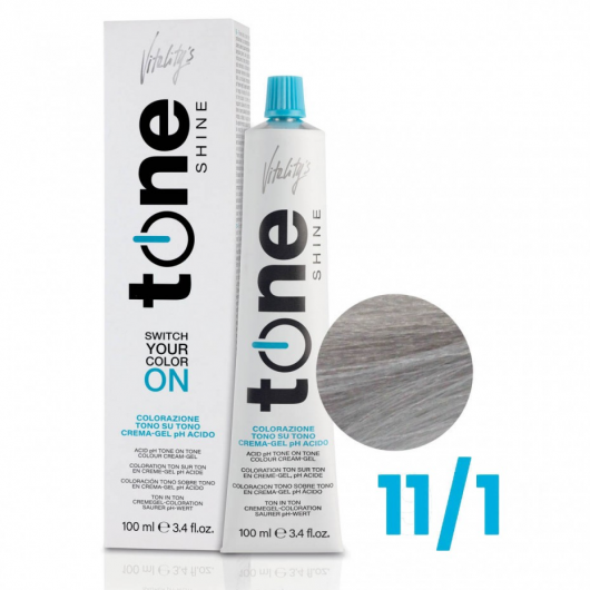 Hair Color Vopsea de par demi-permanenta Vitality’s Tone Shine 11/1 100ml