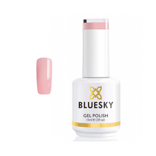 Lac de unghii semipermanent Bluesky UV Nude Pink 15ml