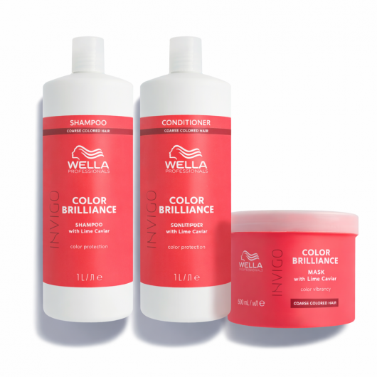 wella illumina 6/16 before and after Pachet Wella Professionals Invigo Color Brilliance Coarse 2x1000ml+500ml