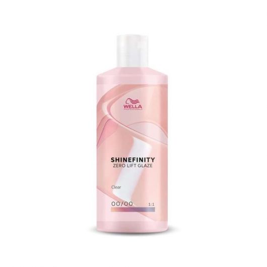 Hair Color Vopsea de par demi-permanenta Wella Professionals Shinefinity Zero Lift Glaze 00/00 Crystal Glaze Booster, Transparent, 500ml