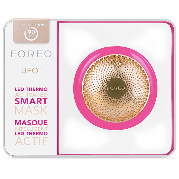 Dispozitiv de tratament facial Foreo UFO Fucsia pentru accelerare