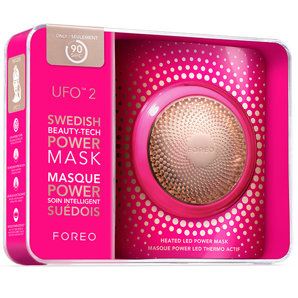 Dispozitiv de tratament facial Foreo UFO 2 Fucsia pentru